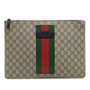 Gucci GG Supreme Web Clutch Secondhand