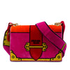 Prada Velluto Ricamo Trompe L'oeil Cahier Crossbody Secondhand