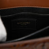 Saint Laurent Mini Croc Embossed Calfskin Monogram Cassandra Top Handle Bag Secondhand