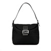 Fendi Zucchino Canvas Double Flap Mamma Secondhand