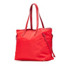 Prada Saffiano Trimmed Tessuto Open Convertible Tote Secondhand