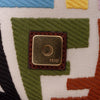 Fendi Sarah Coleman Zucca Embroidered Canvas Fish Eye Vertigo Baguette Satchel Secondhand