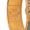 Hermès Wide Printed Enamel Coup de Fouet Au Bloc Hinged Bracelet PM Secondhand