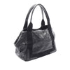 Balenciaga Leather Navy Cabas Tote S Secondhand