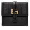 Gucci Textured Calfskin G Square Logo Bifold Wallet Secondhand