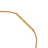 Hermès Gold Plated and Enamel Cage d H Pendant Necklace Secondhand