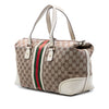 Gucci GG Canvas Web Treasure Boston Bag Secondhand
