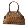 Fendi Medium Zucca Velvet Etniko Du Jour Handbag Secondhand