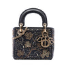 Dior Mini Calfskin Embroidered Clovers Lady Dior Secondhand