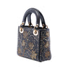 Dior Mini Calfskin Embroidered Clovers Lady Dior Secondhand