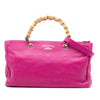 Secondhand Gucci Medium Calfskin Bamboo Shopper Satchel