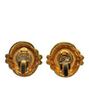 Chanel Gold Plated Faux Pearl Round Clip on Earrings Secondhand