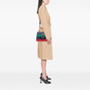 Gucci Medium Leather Bamboo Dionysus Web Satchel Secondhand