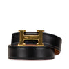 Hermès Leather Constance H Reversible Belt Secondhand