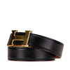 Hermès Leather Constance H Reversible Belt Secondhand