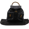 Gucci Large Calfskin Bamboo Drawstring Backpack Secondhand