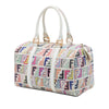 Fendi Multicolor Zucca Spalmati Forever Boston Bag Secondhand