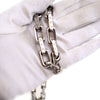 Louis Vuitton Stainless Steel Monogram Chain Link Necklace Secondhand