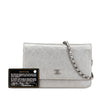Chanel CC Quilted Aged Calfskin Wallet On Chain Secondhand