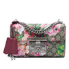 Gucci Small GG Supreme Blooms Padlock Crossbody Secondhand