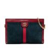 Gucci Small Suede Web Ophidia Chain Crossbody Secondhand