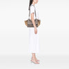 Celine Medium Bicolor Calfskin and Suede Trapeze Satchel Secondhand