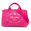 Prada Small Canvas Canapa Logo Satchel Secondhand