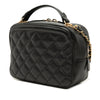 Chanel Small CC Quilted Lambskin Top Handle Vanity Case with Chain Secondhand