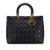 Dior Large Lambskin Cannage Lady Dior Secondhand