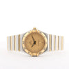 Secondhand Omega Constellation 1262.10.00 SS YG QZ Watch with Gold Dial