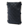 Chanel CC Quilted Lambskin Chain Around Phone Holder Crossbody Secondhand