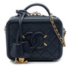 Chanel Small Caviar CC Filigree Vanity Case Secondhand