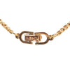 Dior Gold Plated Logo Chain Necklace Secondhand