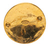 Chanel CC Gold Plated Medallion Brooch Secondhand