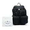 Prada Saffiano Trimmed Tessuto Backpack Secondhand