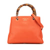 Gucci Small Calfskin Bamboo Shopper Satchel Secondhand