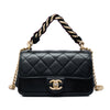 Chanel Mini Quilted Calfskin Straight Lined Flap Secondhand