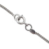 Chanel Silver Plated CC Heart Pendant Necklace Secondhand