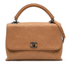 Chanel Large Calfskin Stitched Urban Luxury Top Handle Bag Secondhand