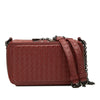 Bottega Veneta Nappa Intrecciato Double Zip Shoulder Bag Secondhand