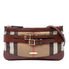 Burberry House Check Canvas Bridle Peyton Crossbody Secondhand