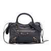 Balenciaga Mini Lambskin Motocross Stadio Laser Cut Cross Classic City Satchel Secondhand