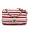 Chanel Jumbo Stripe Jersey Felt and Rope Flap Secondhand