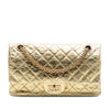 Chanel Quilted Metallic Aged Calfskin Reissue 2.55 Double Flap 225 Secondhand