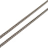 Chanel CC Silver Plated Rhinestones Pendant Necklace Secondhand