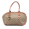 Gucci GG Canvas Heart Bit Satchel Secondhand