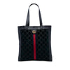 Gucci Large GG Velvet Web Ophidia Tote Secondhand