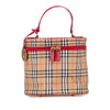 Burberry Haymarket Check Canvas Vanity Bag Secondhand