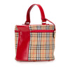 Burberry Haymarket Check Canvas Vanity Bag Secondhand
