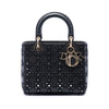 Dior Medium Calfskin Cannage Bead and Strass Embellished Lady Dior Secondhand